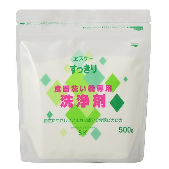 【お取り寄せ★納期 最長 約2週間】エスケー すっきり 食器洗い機専用 洗浄剤 500g★食器用洗剤