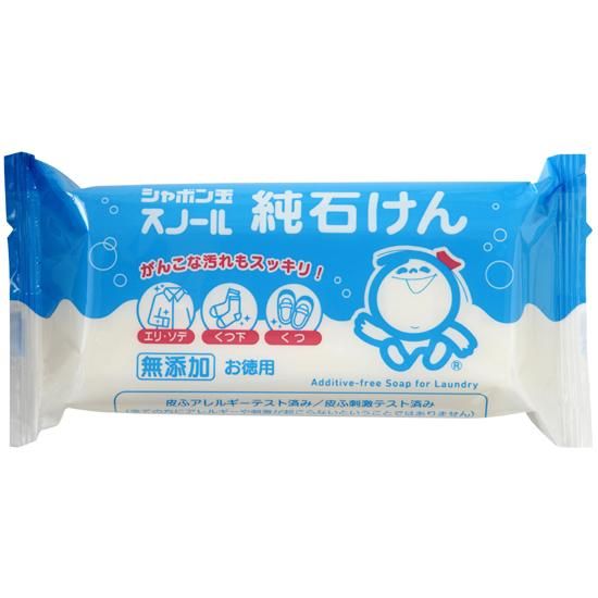 【お取り寄せ★納期 最長 約2週間】シャボン玉 スノール 純石けん 180g