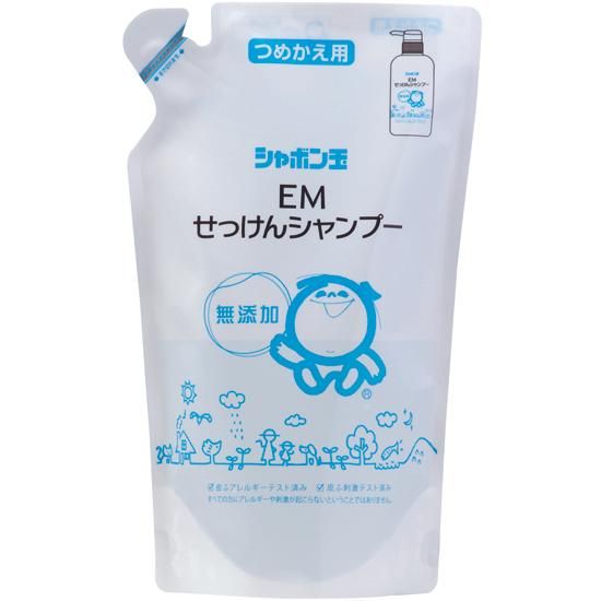 【在庫あり★即納可能】シャボン玉 EM せっけんシャンプー つめかえ用 420ml
