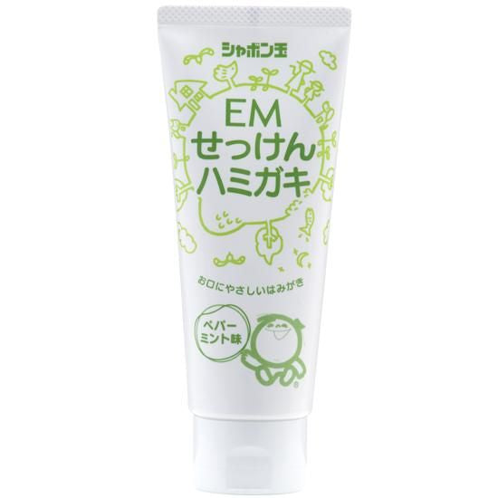 【在庫あり★即納可能】シャボン玉 EM せっけんハミガキ 140g