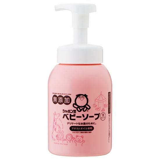 【お取り寄せ★納期 最長 約2週間】シャボン玉 ベビーソープ 泡タイプ ボトル 450ml