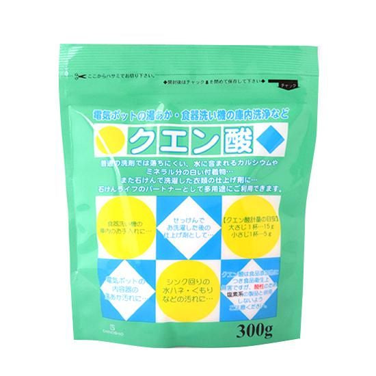 【お取り寄せ★納期 最長 約2週間】地の塩 クエン酸 300g