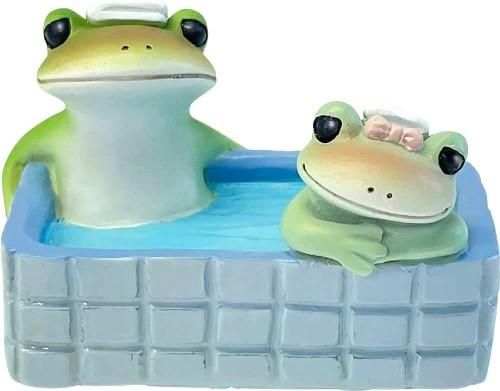 【在庫あり★即納可能】コポー サウナ 水風呂カップルCopeau★風水★金運【新品】【蛙/カエル/かえる】【置物】【キャラクターグッズ★雑貨】