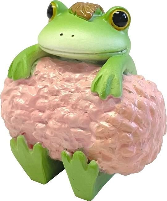 【在庫あり★即納可能】コポー 桜もちになりきるカエル Copeau★風水★金運【新品】【蛙/カエル/かえる】【置物】【キャラクターグッズ★雑貨】