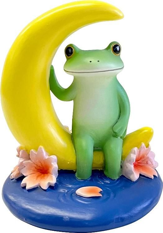 【在庫あり★即納可能】コポー 桜 月夜のお花見 Copeau★風水★金運【新品】【蛙/カエル/かえる】【置物】【キャラクターグッズ★雑貨】