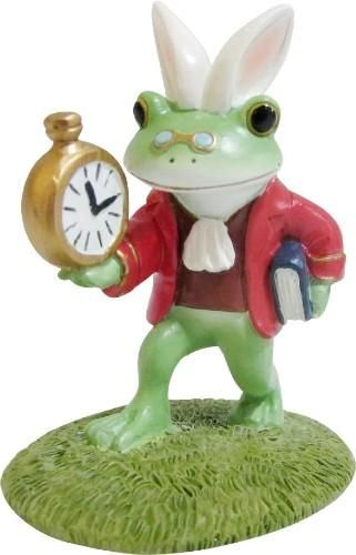 【在庫あり★即納可能】コポー アリス 白ウサギタロウ Copeau★風水★金運【新品】【蛙/カエル/かえる】【置物】【キャラクターグッズ★雑貨】