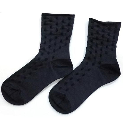 【お取り寄せ★納期 最長 約2週間】Wing25 水玉ソックス M