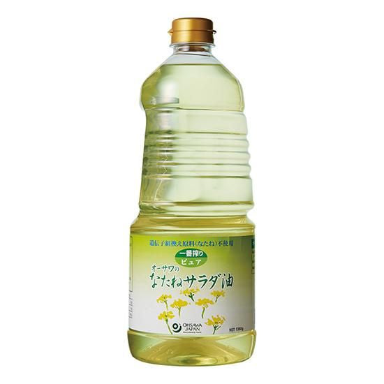 【お取り寄せ★納期 最長 約2週間】オーサワのなたねサラダ油 (ペットボトル) 1360g