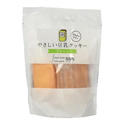 【お取り寄せ★納期 最長 約2週間】げんきタウン やさしい豆乳クッキー プレーン 7枚