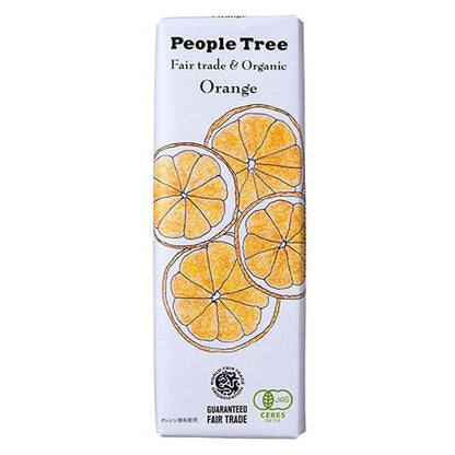 【お取り寄せ★納期 最長 約2週間】フェアトレードカンパニー PeopleTree　オーガニックチョコレート オレンジミルク 50g