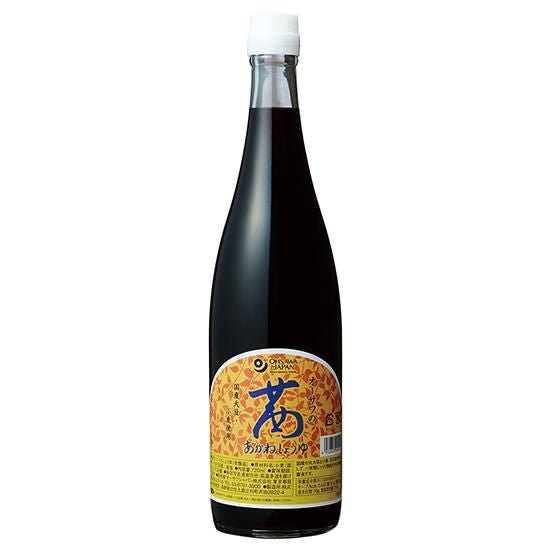 【お取り寄せ★納期 最長 約2週間】オーサワの茜醤油 720ml（ビン）