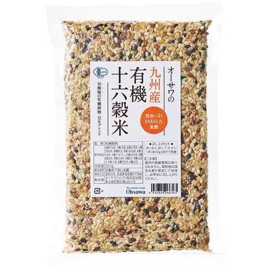 【お取り寄せ★納期 最長 約2週間】オーサワの九州産 有機 十六穀米 300g