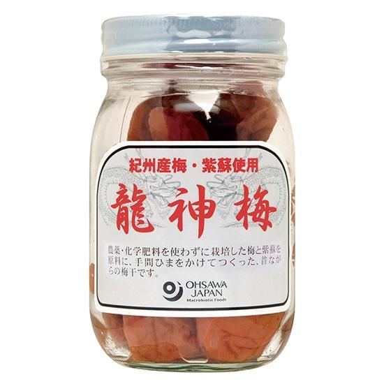 【お取り寄せ★納期 最長 約2週間】オーサワ 龍神梅 （ビン） 300g