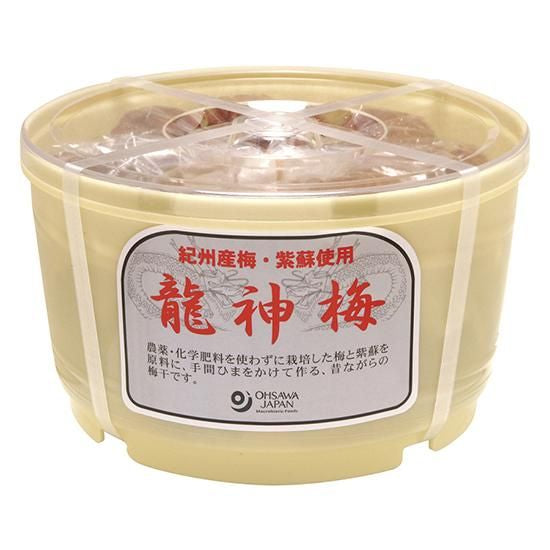 【お取り寄せ★納期 最長 約2週間】オーサワ 龍神梅 （樽） 1kg