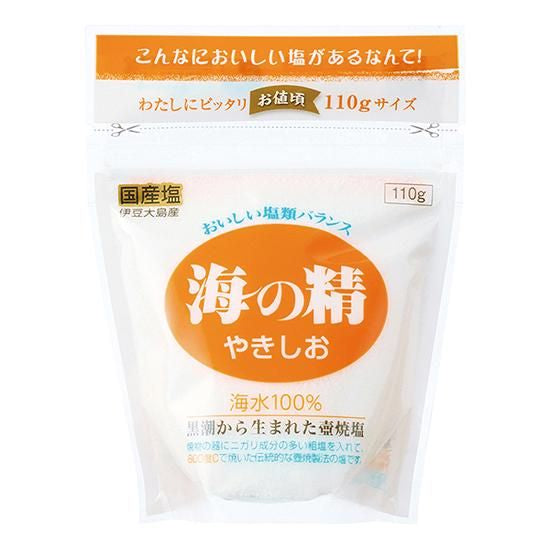 【お取り寄せ★納期 最長 約2週間】オーサワ 海の精 やきしお スタンドパック 110g