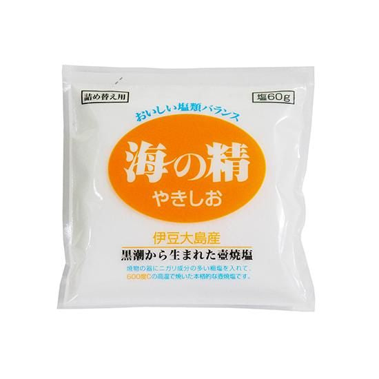 【お取り寄せ★納期 最長 約2週間】海の精 やきしお （詰替） 60g