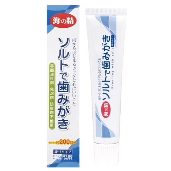 【お取り寄せ★納期 最長 約2週間】オーサワ 海の精 ソルトで歯みがき 60g