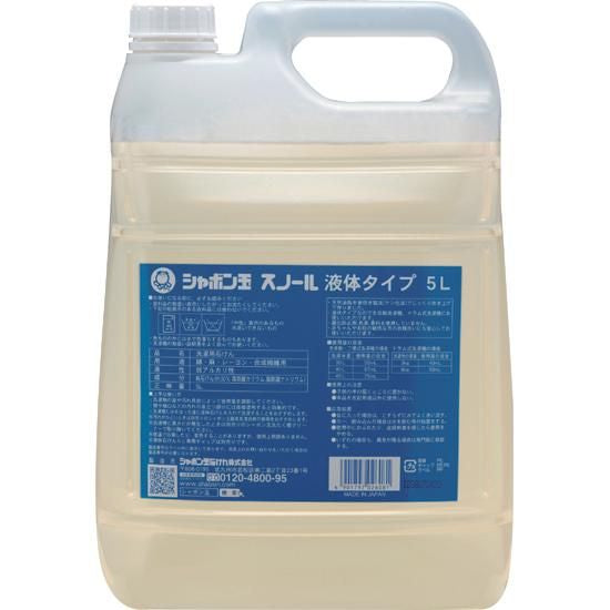 【お取り寄せ★納期 最長 約2週間】シャボン玉 スノール液体タイプ 5L