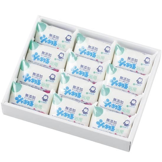 【お取り寄せ★納期 最長 約2週間】シャボン玉 浴用石けん 12個入り