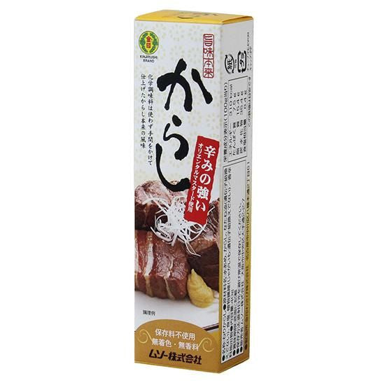 【お取り寄せ★納期 最長 約2週間】ムソー 旨味本来 からし チューブ入り 40g