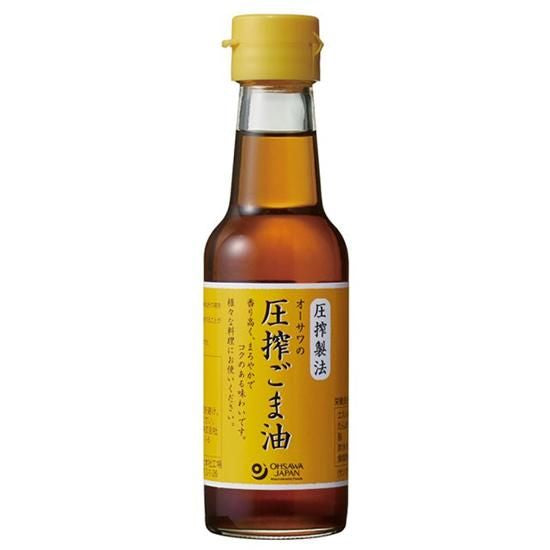 【お取り寄せ★納期 最長 約2週間】オーサワの圧搾ごま油 (卓上) 140g