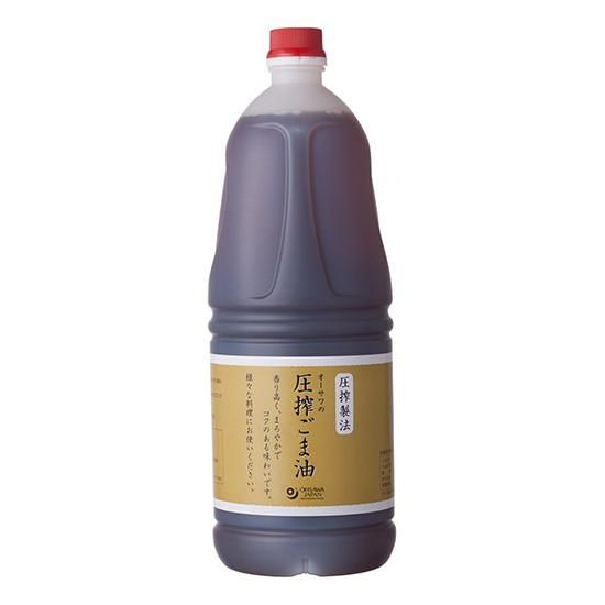 【お取り寄せ★納期 最長 約2週間】オーサワの圧搾ごま油(プラボトル) 1650g