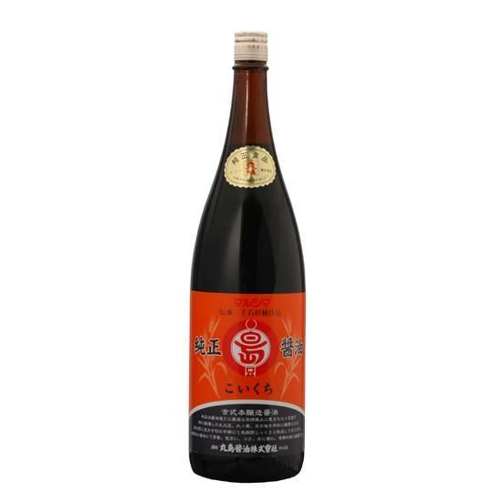 【お取り寄せ★納期 最長 約2週間】ムソー マルシマ 純正醤油 こいくち1.8L