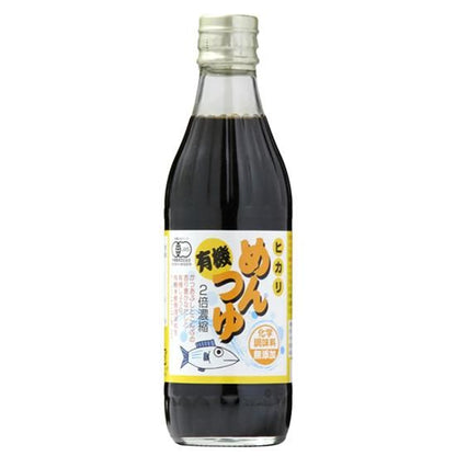 【お取り寄せ★納期 最長 約2週間】ヒカリ 有機めんつゆ（2倍濃縮） 300ml