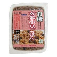 【お取り寄せ★納期 最長 約2週間】コジマ 有機玄米小豆ごはん 160g