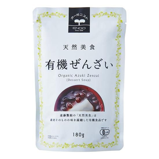 【お取り寄せ★納期 最長 約2週間】オーサワ 天然美食 有機ぜんざい 180g