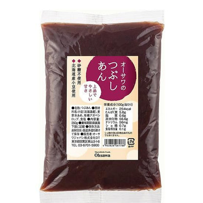 【お取り寄せ★納期 最長 約2週間】オーサワのつぶしあん 350g