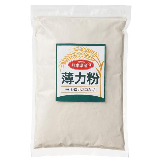 【お取り寄せ★納期 最長 約2週間】オーサワ　熊本県産 薄力粉 500g