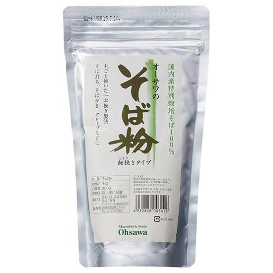 【お取り寄せ★納期 最長 約2週間】オーサワ そば粉 （細びき） 300g