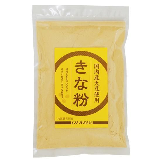 【お取り寄せ★納期 最長 約2週間】ムソー 国内産大豆使用 きな粉 120g