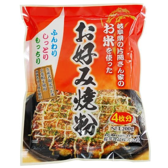 【お取り寄せ★納期 最長 約2週間】ムソー 桜井 お米を使ったお好み焼粉 200g