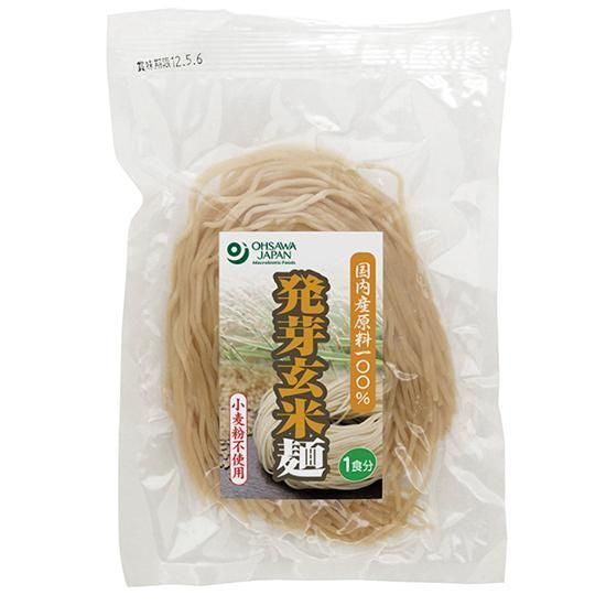 【お取り寄せ★納期 最長 約2週間】オーサワ 発芽玄米麺 （半生麺） 120g