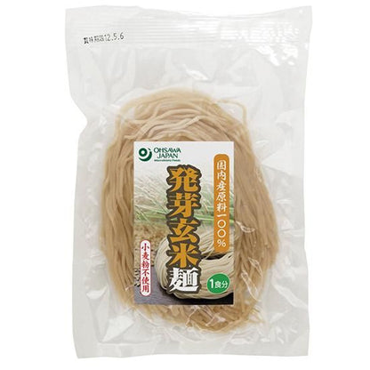 【お取り寄せ★納期 最長 約2週間】オーサワ 発芽玄米麺 （半生麺） 120g