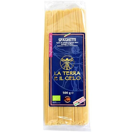 【お取り寄せ★納期 最長 約2週間】ラ・テラ・エ・イル・チェロ ブロンズスパゲッティー 500g
