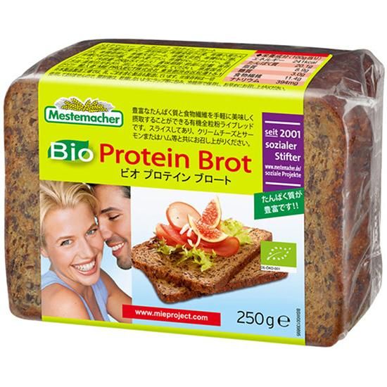 【お取り寄せ★納期 最長 約2週間】MIE メステマッハー オーガニック プロテインブロート 250g
