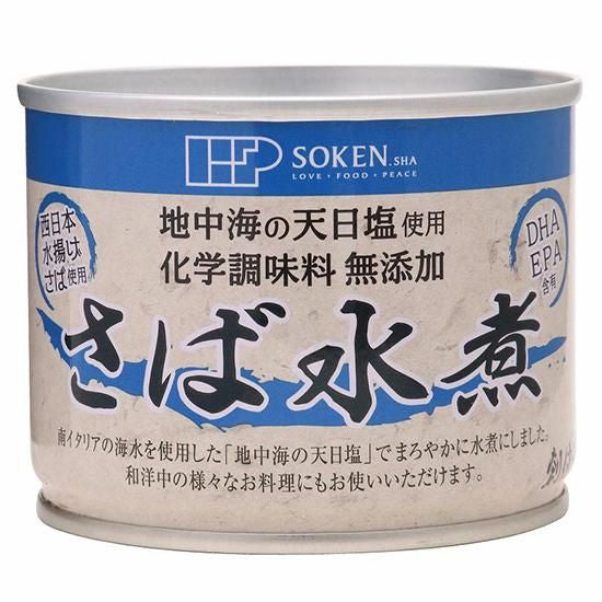 【お取り寄せ★納期 最長 約2週間】創健社 さば水煮 190g（固形量140g）/ 121407