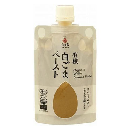 【お取り寄せ★納期 最長 約2週間】ムソー 和田萬　有機白ごまペースト 80g