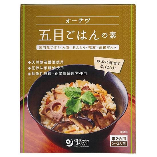 【お取り寄せ★納期 最長 約2週間】オーサワ 五目ごはんの素 （2合用） 150g