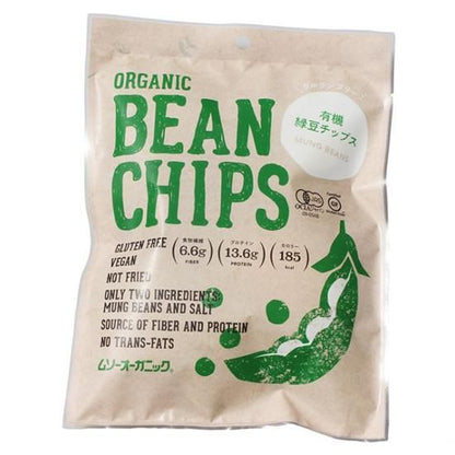 【お取り寄せ★納期 最長 約2週間】ムソー むそう 有機緑豆チップス 50g