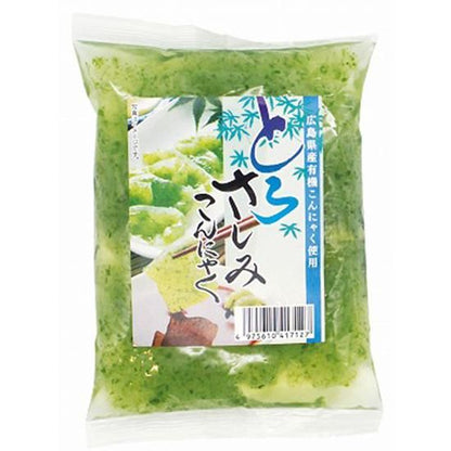 【お取り寄せ★納期 最長 約2週間】ムソー 中尾食品　有機こんにゃく粉使用 とろさしみこんにゃく 100g