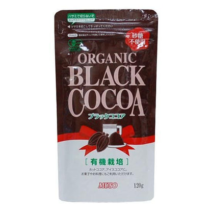 【お取り寄せ★納期 最長 約2週間】ムソー オーガニック ブラックココア（無糖） 120g