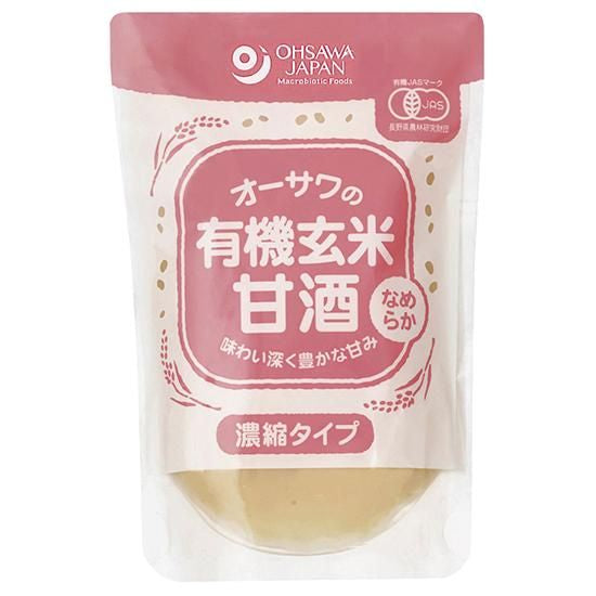 【お取り寄せ★納期 最長 約2週間】オーサワの有機玄米甘酒 （なめらか） 200g