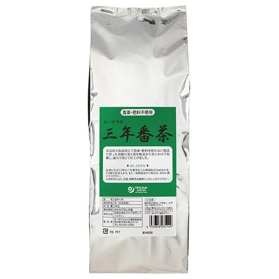 【お取り寄せ★納期 最長 約2週間】オーサワの三年番茶 500g