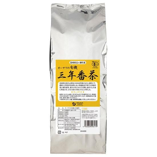 【お取り寄せ★納期 最長 約2週間】オーサワの有機三年番茶 500g