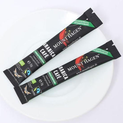 【お取り寄せ★納期 最長 約2週間】MIE マウントハーゲン オーガニック フェアトレード カフェインレス インスタントコーヒースティック 2g×25本