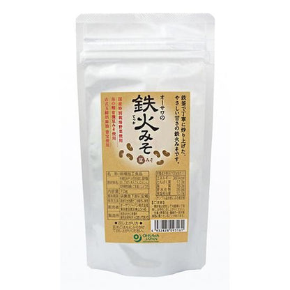 【お取り寄せ★納期 最長 約2週間】オーサワの鉄火みそ(豆みそ) 袋入り 70g